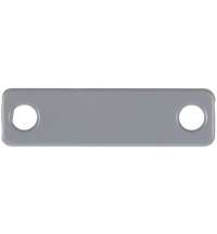 Шильдик металлический Alfa Liten, серый