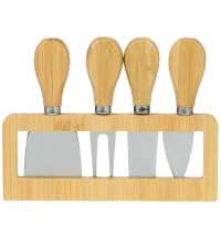 Набор для сыра из бамбука со съемной подставкой «Camembert»