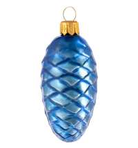 Елочная игрушка &laquo;Шишка&raquo;, синяя