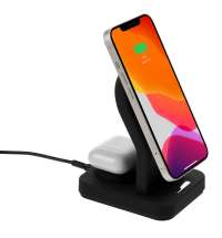 Магнитная зарядная станция Cooper Duo, черная