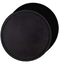 Лейбл из ПВХ с липучкой Menteqo Round, черный