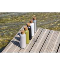 Термобутылка Wood из переработанной нержавеющей стали RCS, 500 мл