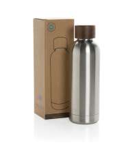 Термобутылка Wood из переработанной нержавеющей стали RCS, 500 мл
