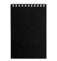 Блокнот Dali Mini в клетку, черный