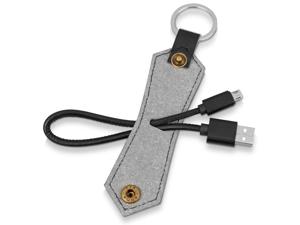 Кабель-брелок USB-MicroUSB &laquo;Pelle&raquo;