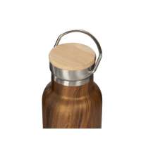 Вакуумный термос «Britewood S2», 370 мл, бамбуковая крышка, крафтовый тубус