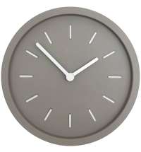 Часы настенные Bronco Sophie, серо-бежевые