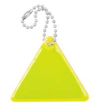 Светоотражатель Spare Care, треугольник, желтый неон