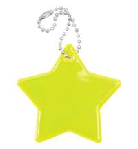 Светоотражатель Spare Care, звезда, желтый неон