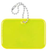 Светоотражатель Spare Care, прямоугольник, желтый неон