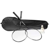 Набор для игры в бадминтон Gloucester, черно-серый