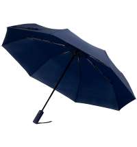 Зонт складной Ribbo, темно-синий