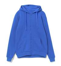 Толстовка на молнии с капюшоном Siverga 2.0, ярко-синяя