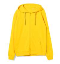 Толстовка на молнии с капюшоном Siverga 2.0, желтая