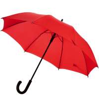 Зонт-трость Undercolor с цветными спицами, красный