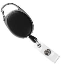 Ретрактор Access New с карабином, черный