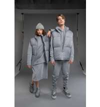 Жилет двусторонний V2, серый