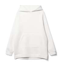 Худи унисекс оверсайз Easy Street, молочно-белое