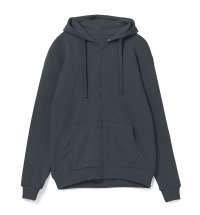 Толстовка на молнии с капюшоном Siverga 2.0 Heavy, темно-серая (графит)