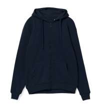 Толстовка на молнии с капюшоном Siverga 2.0 Heavy, темно-синяя