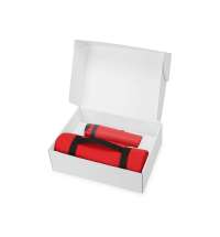 Подарочный набор Cozy с пледом и термокружкой