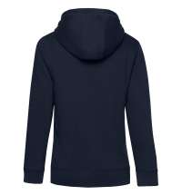 Толстовка на молнии с капюшоном женская Queen, темно-синяя