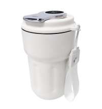 Термокружка Clive с дисплеем, белого цвета