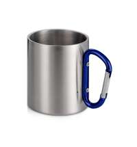 Кружка из стали с ручкой-карабином «Elbrus»