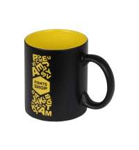 Кружка с покрытием для гравировки «Subcolor BLK»