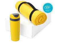 Подарочный набор Cozy с пледом и термокружкой