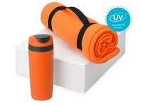 Подарочный набор Cozy с пледом и термокружкой