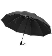 Складной зонт-наоборот Savelight со светоотражающим кантом