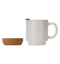 Кружка с пробковым дном и крышкой «Denpasar»