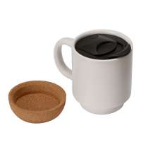 Кружка с пробковым дном и крышкой «Denpasar»