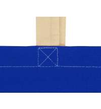 Сумка для шопинга «Twin» двухцветная из хлопка, 180 г/м2