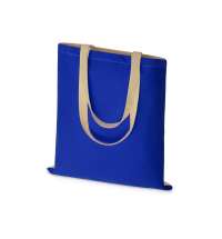 Сумка для шопинга «Twin» двухцветная из хлопка, 180 г/м2