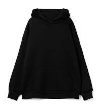 Худи оверсайз унисекс Go Easy, черное