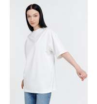 Футболка оверсайз унисекс Big Haul, молочно-белая