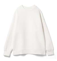 Свитшот оверсайз унисекс True Self, молочно-белый