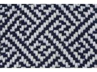 Плед акриловый с белой бахромой «Tassel»