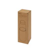 Стеклянная бутылка для воды в силиконовом чехле «Refine»