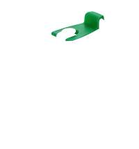 Крышка пластиковая к стакану стеклянному Mango, зеленая