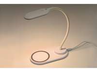 Настольный светильник с беспроводной зарядкой «Flamp»