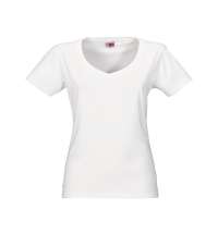 Футболка «Heavy Super Club» женская с V-образным вырезом