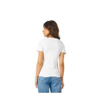 Футболка «Heavy Super Club» женская с V-образным вырезом