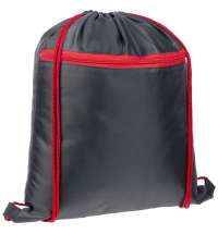 Детский рюкзак Novice, серый с красным