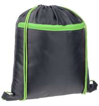 Детский рюкзак Novice, серый с зеленым