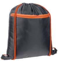 Детский рюкзак Novice, серый с оранжевым