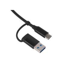 USB-хаб «Link» с коннектором 2-в-1 USB-C и USB-A, 2.0/3.0