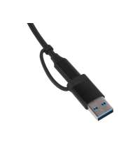 USB-хаб &laquo;Link&raquo; с коннектором 2-в-1 USB-C и USB-A, 2.0/3.0